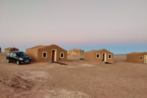 Nos bungalows, dans la M'Hamid El Ghizlane, au milieu des dunes.